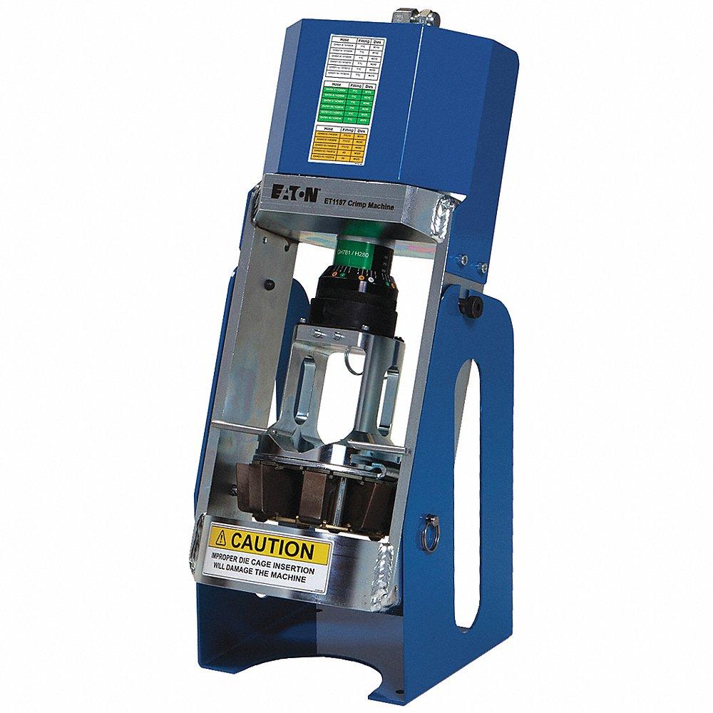 AEROQUIP Hydraulic Hose Crimping Machine, Up to 1-1/4 Inch Hose, 10,000 psi Hydraulic ET1187-001