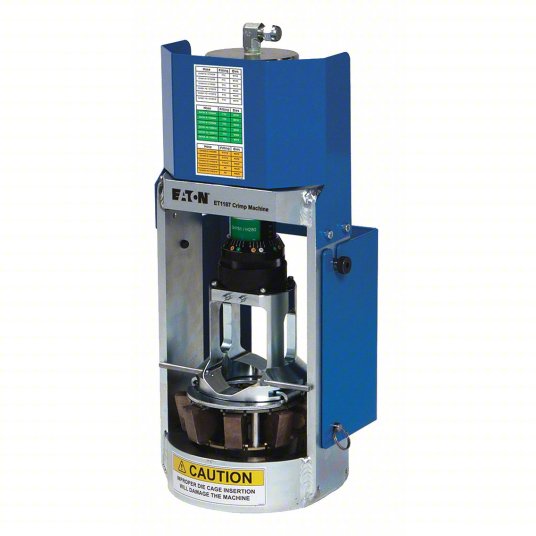AEROQUIP Hydraulic Hose Crimping Machine: 1 1/4 in Max, Manual, Portable, 10 ton Force ET1187-002