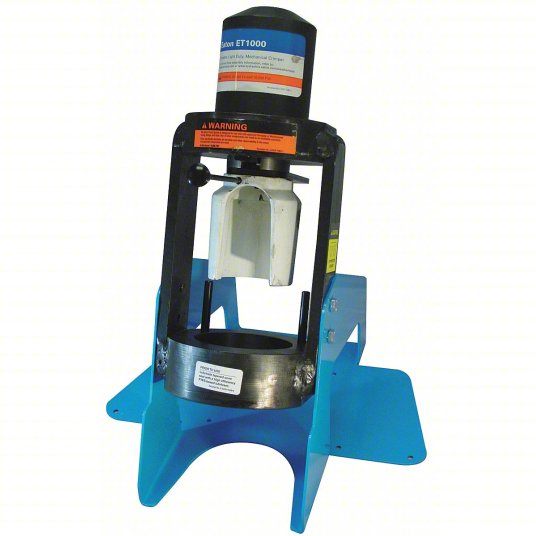 AEROQUIP Hydraulic Hose Crimping Machine: 1 1/4 in Max, Manual, Bench Mount, 35.3 ton Force ET1000-001