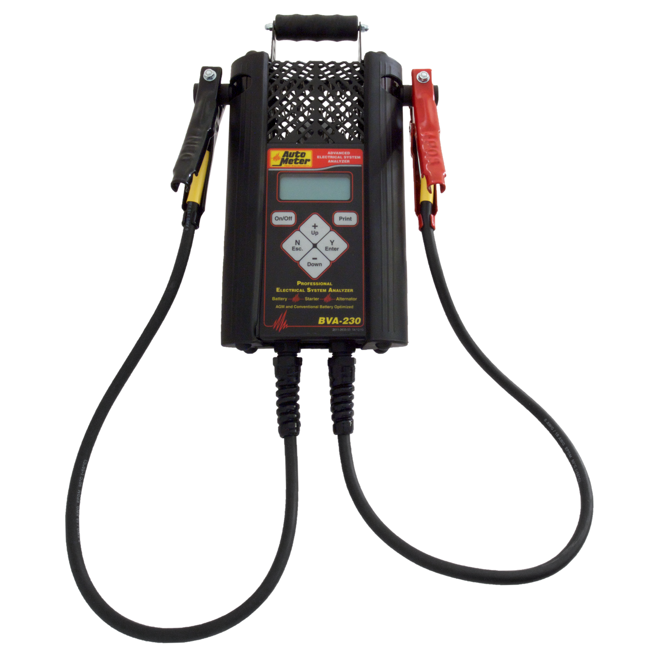 AutoMeter Professional Grade Hand Held Electrical System Analyzer 6V & 12V JB-DS-AUTO-BVA-230